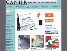 Tablet Screenshot of canhr.org